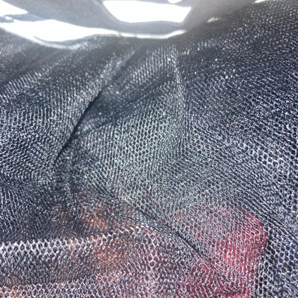 Girls Striped Mesh Layered Tulle Skirt Long Sleeve Dress Ring O Neck 140 8-10 - Picture 6 of 7